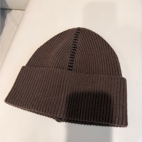NWT Rag & Bone Slate Brown Clarkson Beanie - Picture 4 of 11